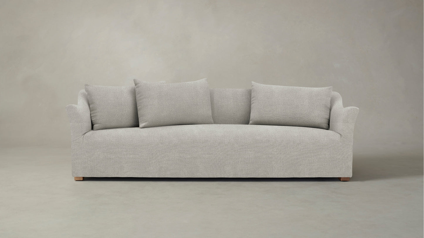 The Lenox - Performance Melange Weave Flint Sofa