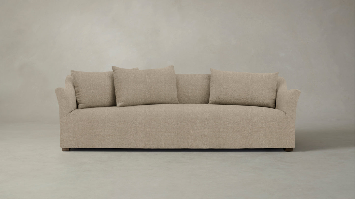 The Lenox - Performance Stonewashed Linen Clamshell Sofa