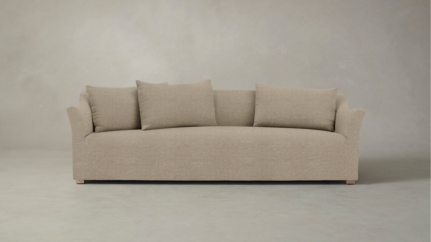 The Lenox - Performance Stonewashed Linen Clamshell Sofa