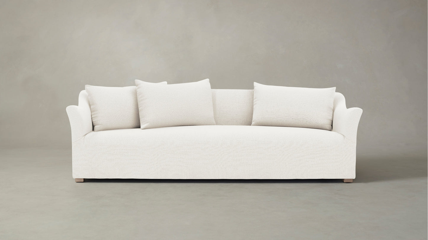 The Lenox - Performance Textured Linen Pearl Sofa