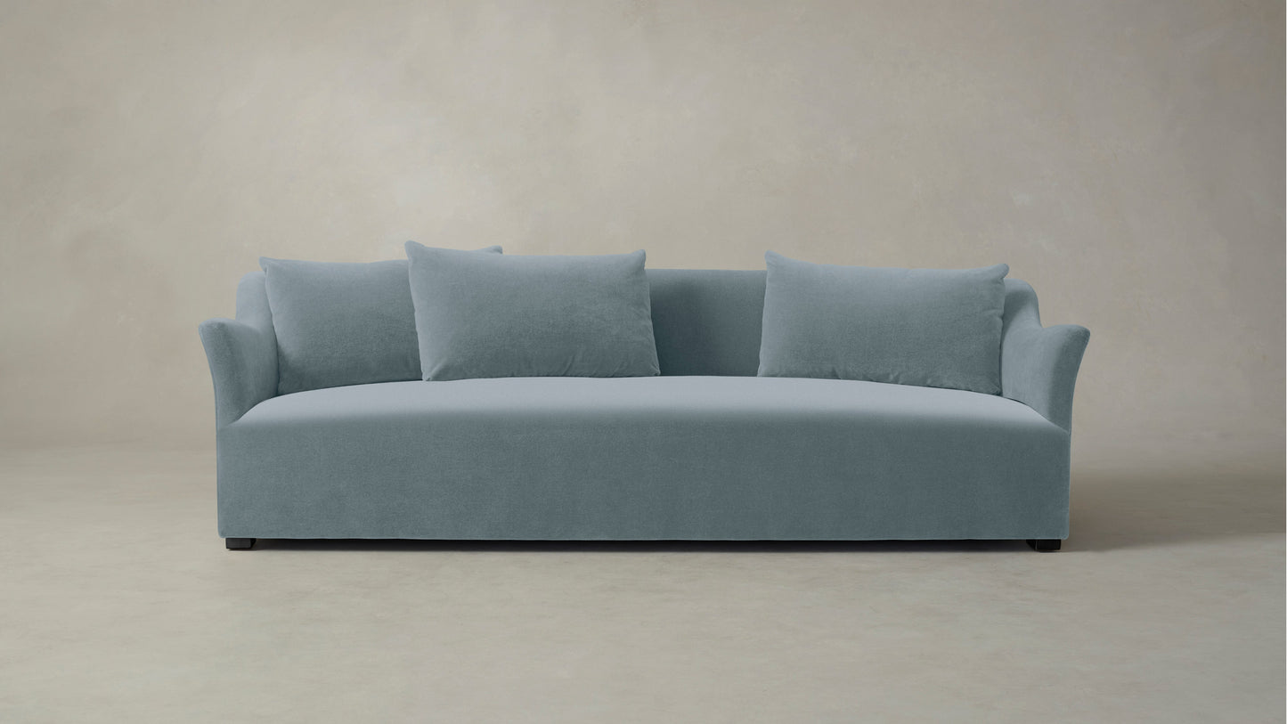 The Lenox - Performance Velvet Sky Sofa