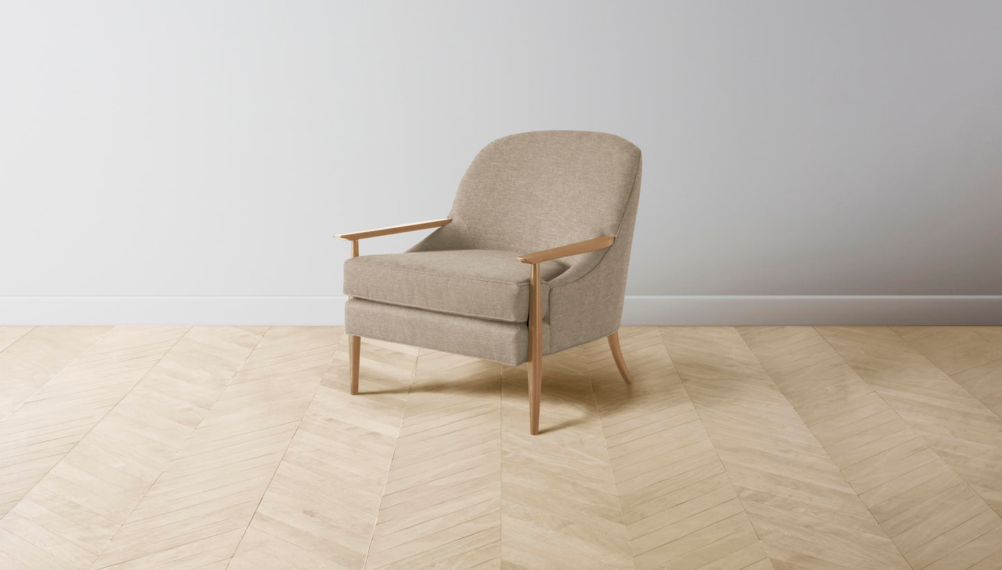 The Leroy - Merino Wheat Chair