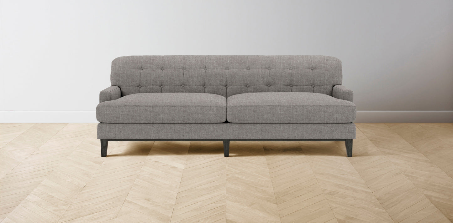 The Ludlow - Belgian Linen Agate Sofa