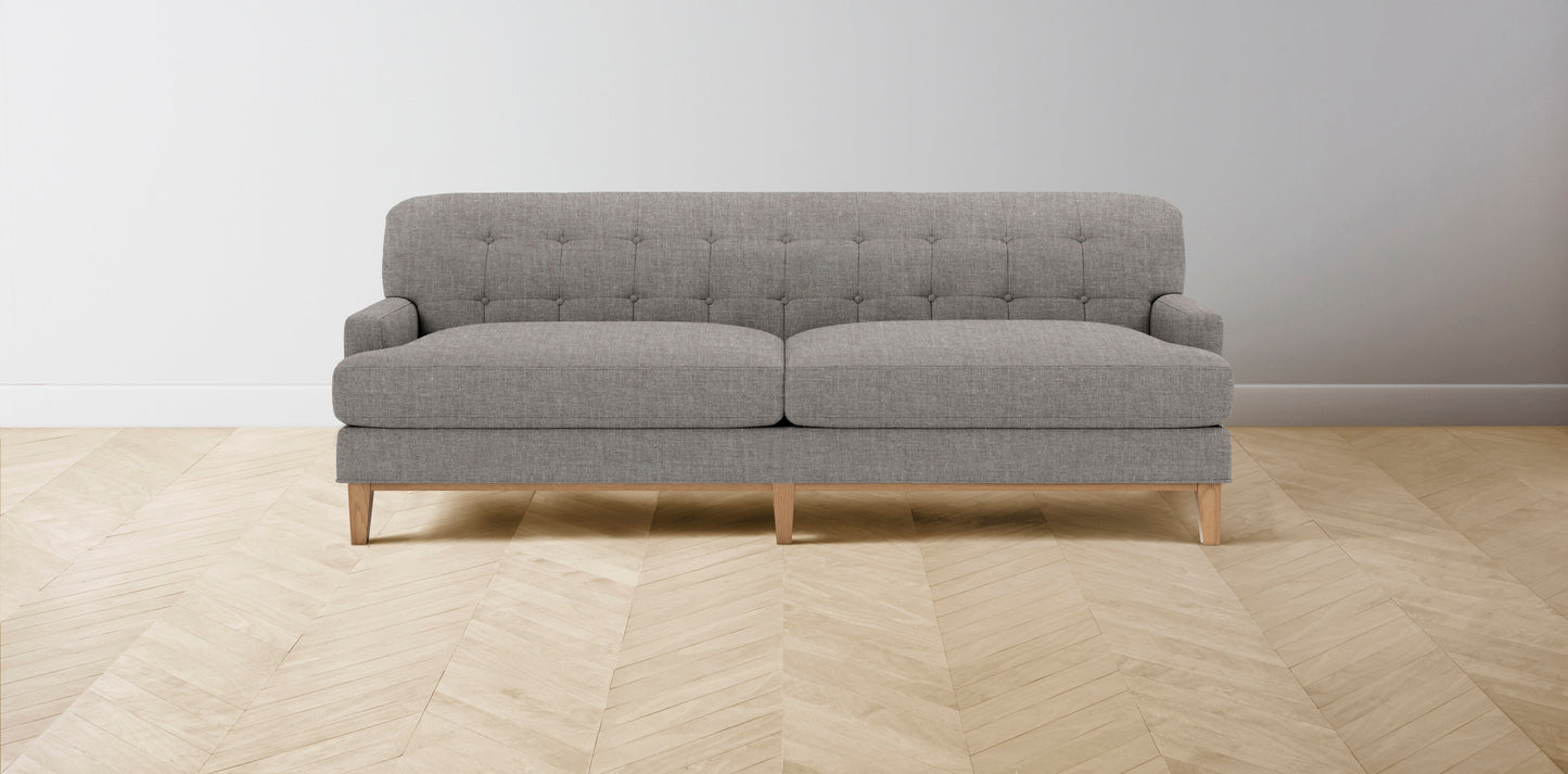 The Ludlow - Belgian Linen Agate Sofa