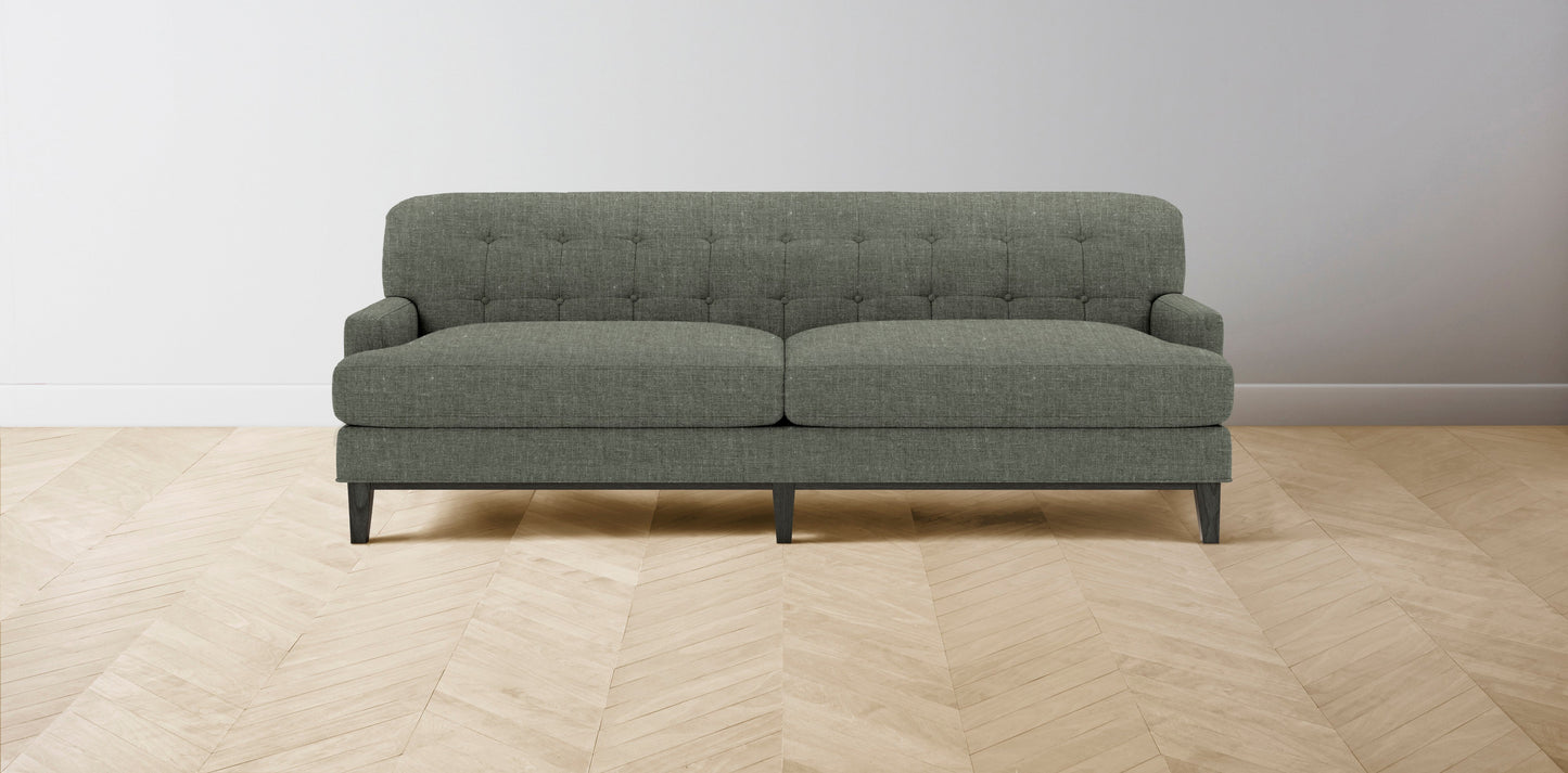 The Ludlow - Belgian Linen Thyme Sofa