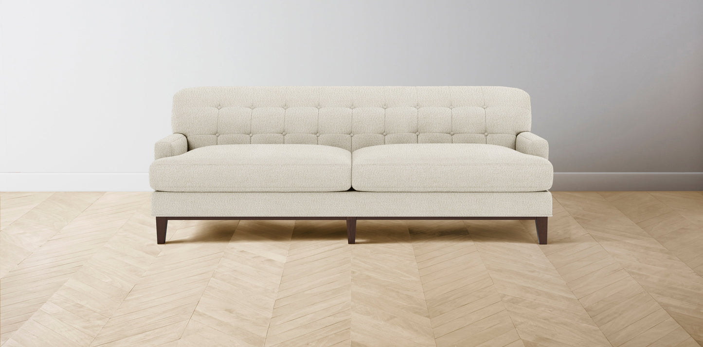 The Ludlow - Italian Bouclé White Sofa