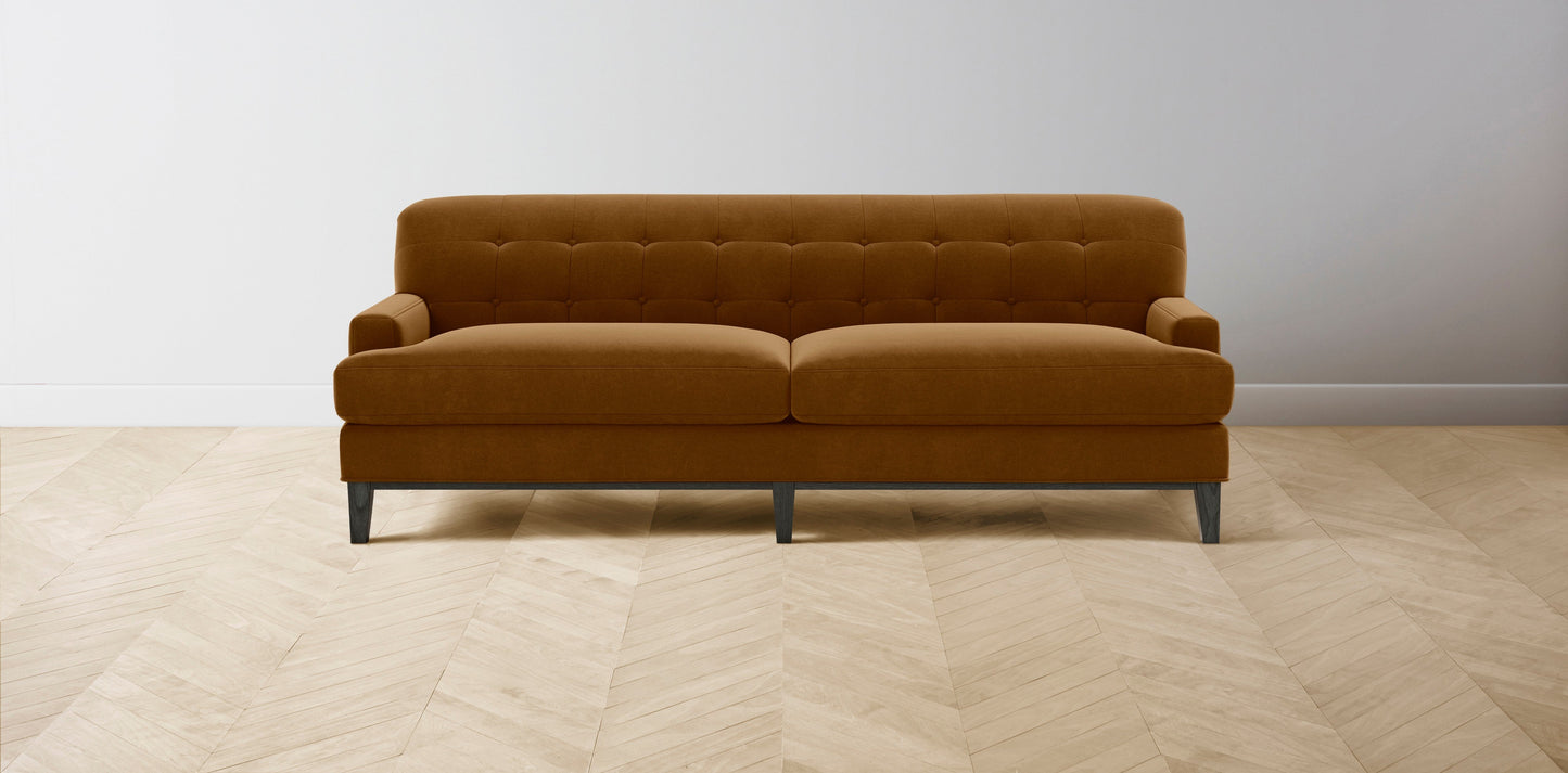 The Ludlow - Mohair Brown Sugar Sofa
