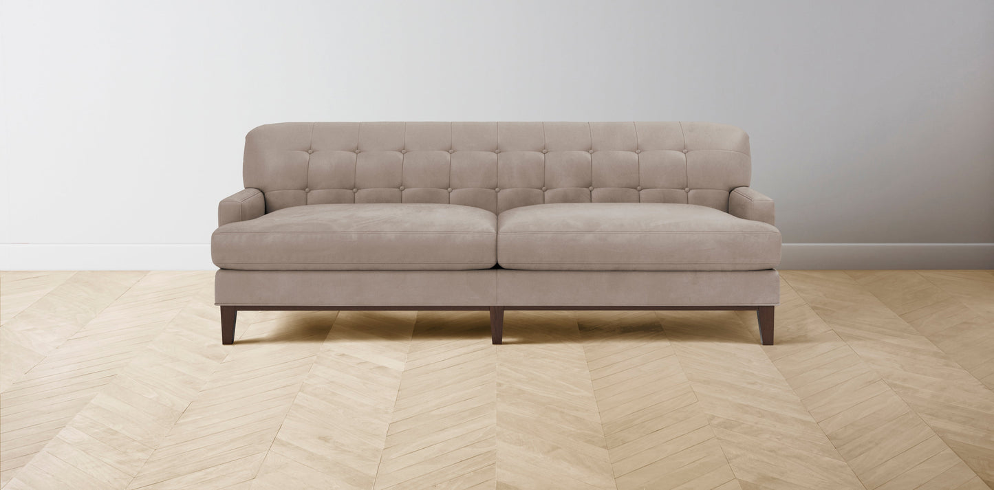 The Ludlow - Nubuck Leather Fawn Sofa
