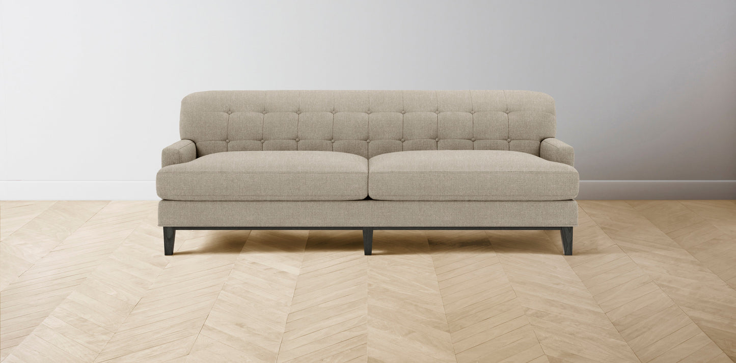 The Ludlow - Performance Stonewashed Linen Clamshell Sofa