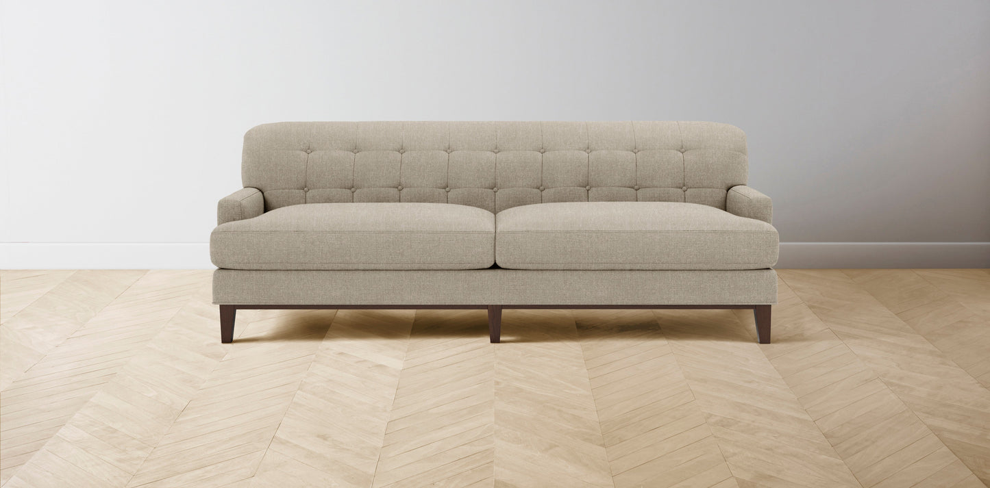 The Ludlow - Performance Stonewashed Linen Clamshell Sofa