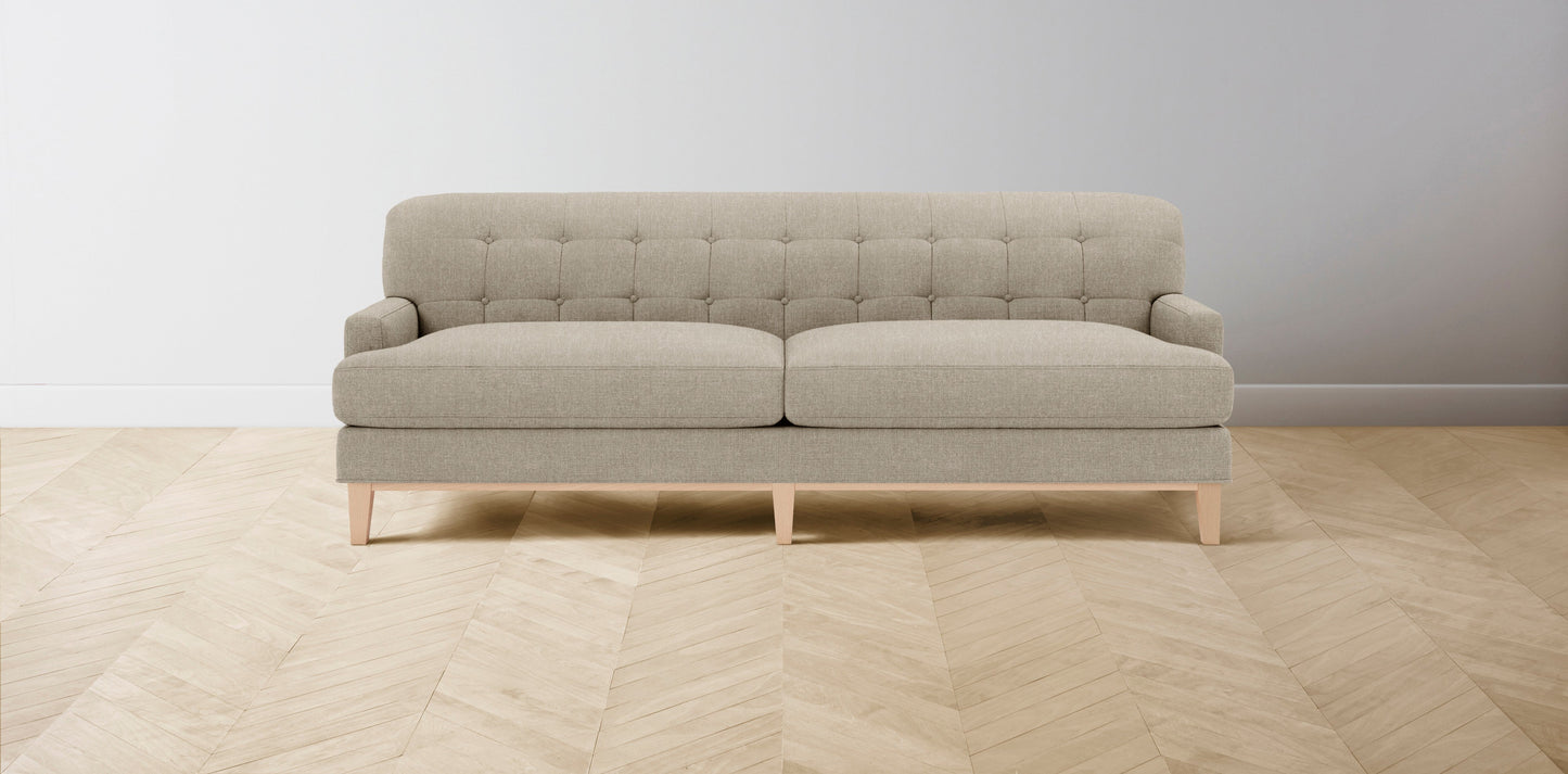 The Ludlow - Performance Stonewashed Linen Clamshell Sofa