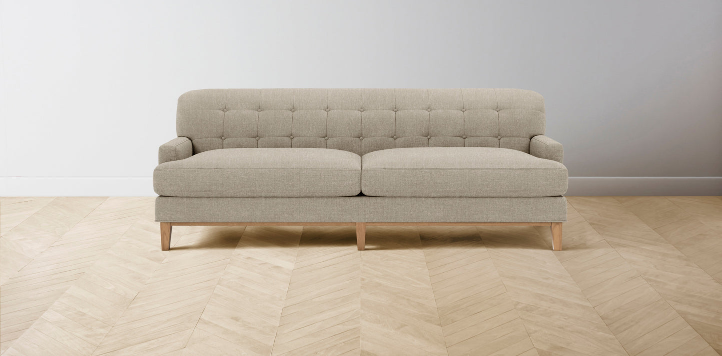 The Ludlow - Performance Stonewashed Linen Clamshell Sofa