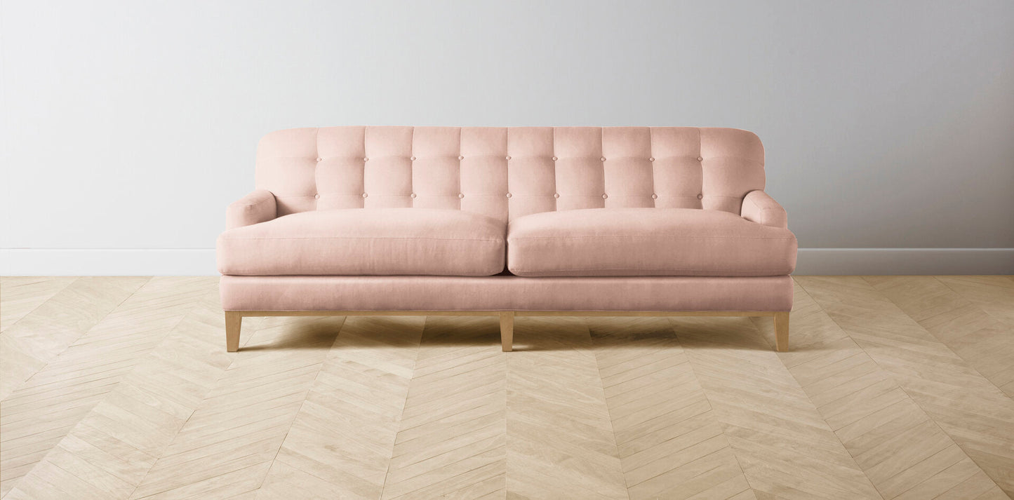 The Ludlow - Performance Velvet Dusty Rose Sofa