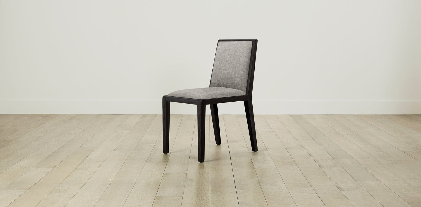 The Madison - Belgian Linen Agate Dining Chair