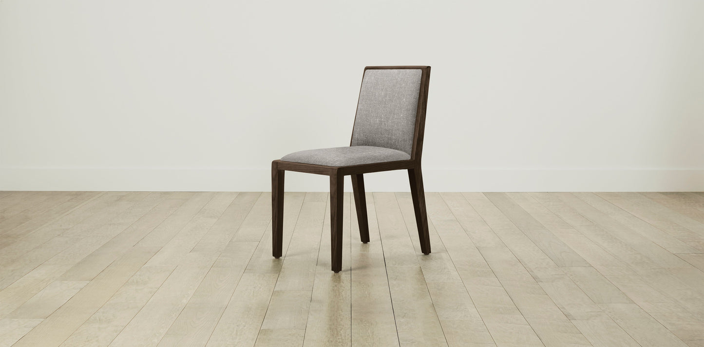 The Madison - Belgian Linen Agate Dining Chair