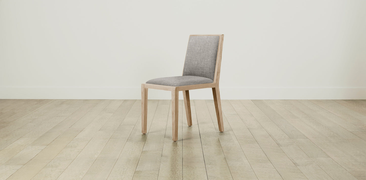 The Madison - Belgian Linen Agate Dining Chair