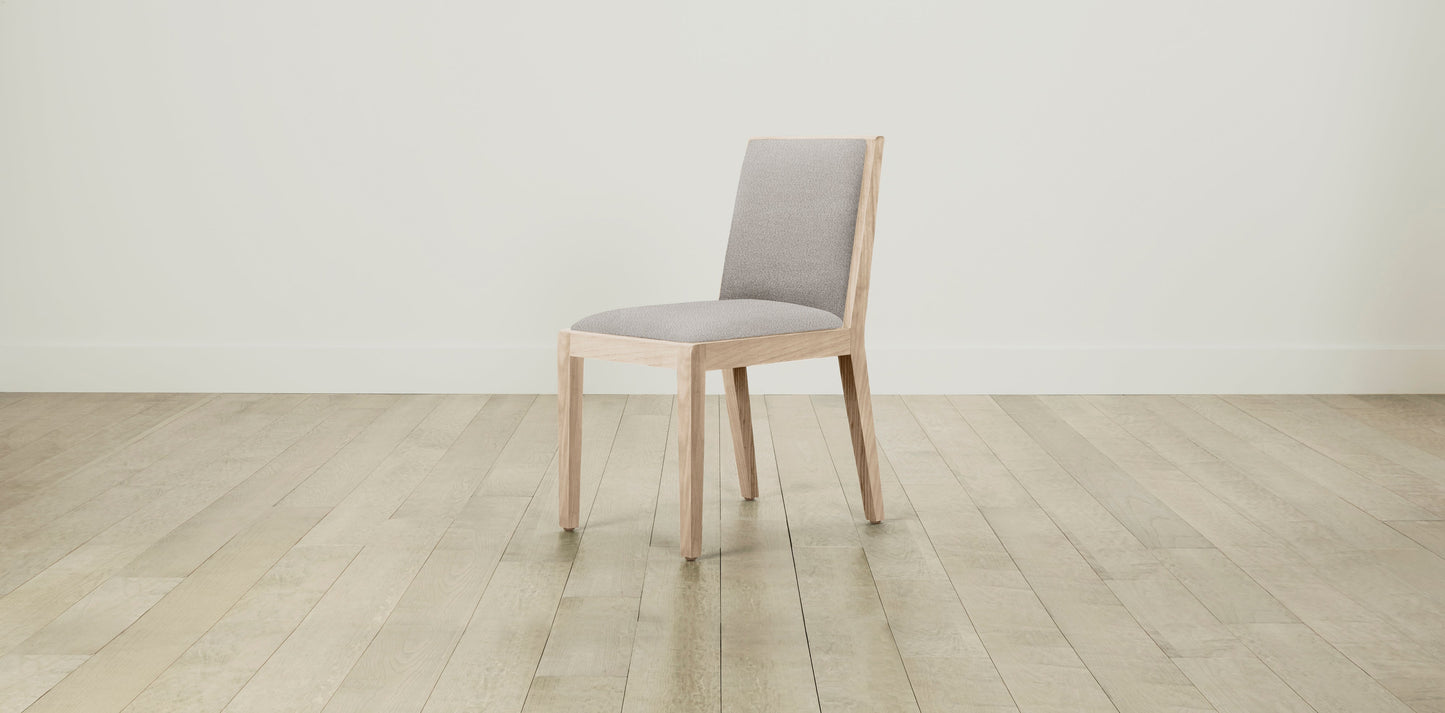 The Madison - Italian Bouclé Fossil Dining Chair