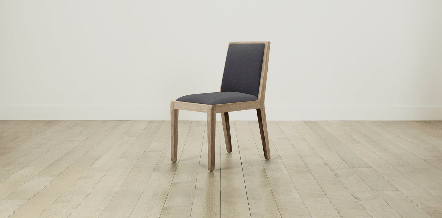 The Madison - Performance Linen Graphite Dining Chair