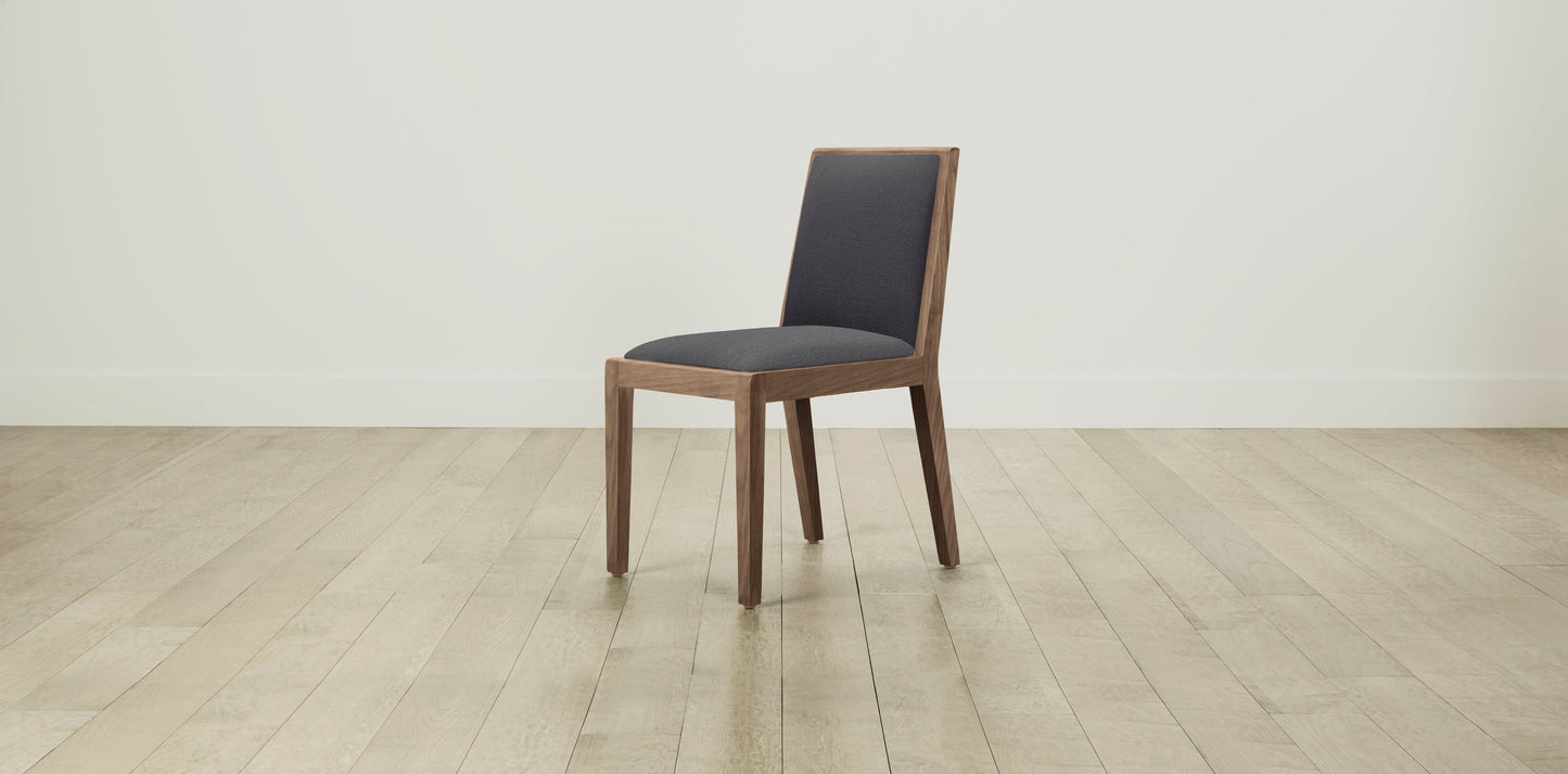The Madison - Performance Linen Graphite Dining Chair