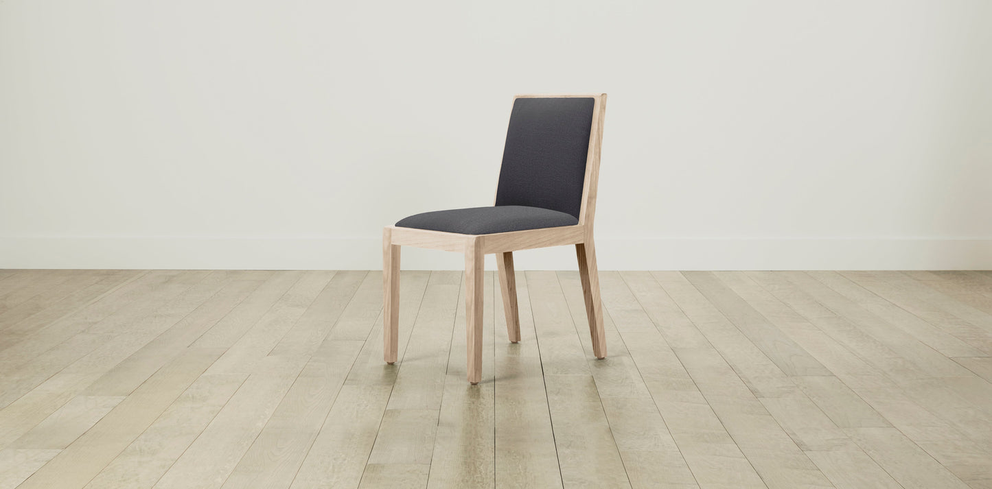 The Madison - Performance Linen Graphite Dining Chair