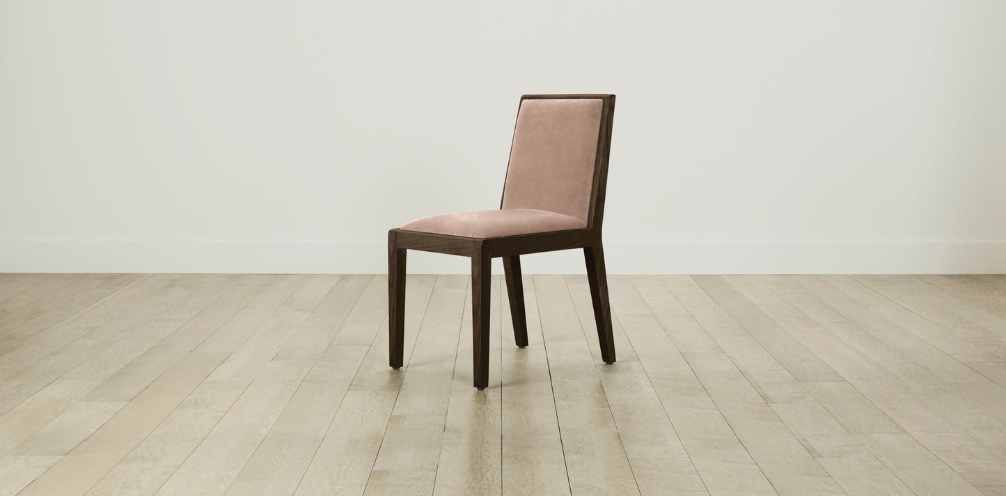 The Madison - Performance Velvet Dusty Rose Dining Chair