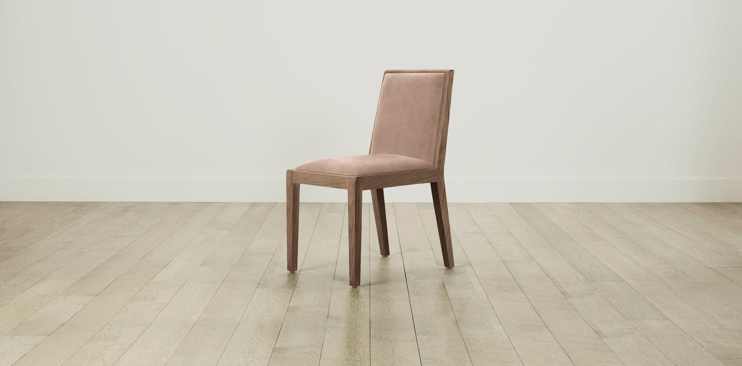 The Madison - Performance Velvet Dusty Rose Dining Chair