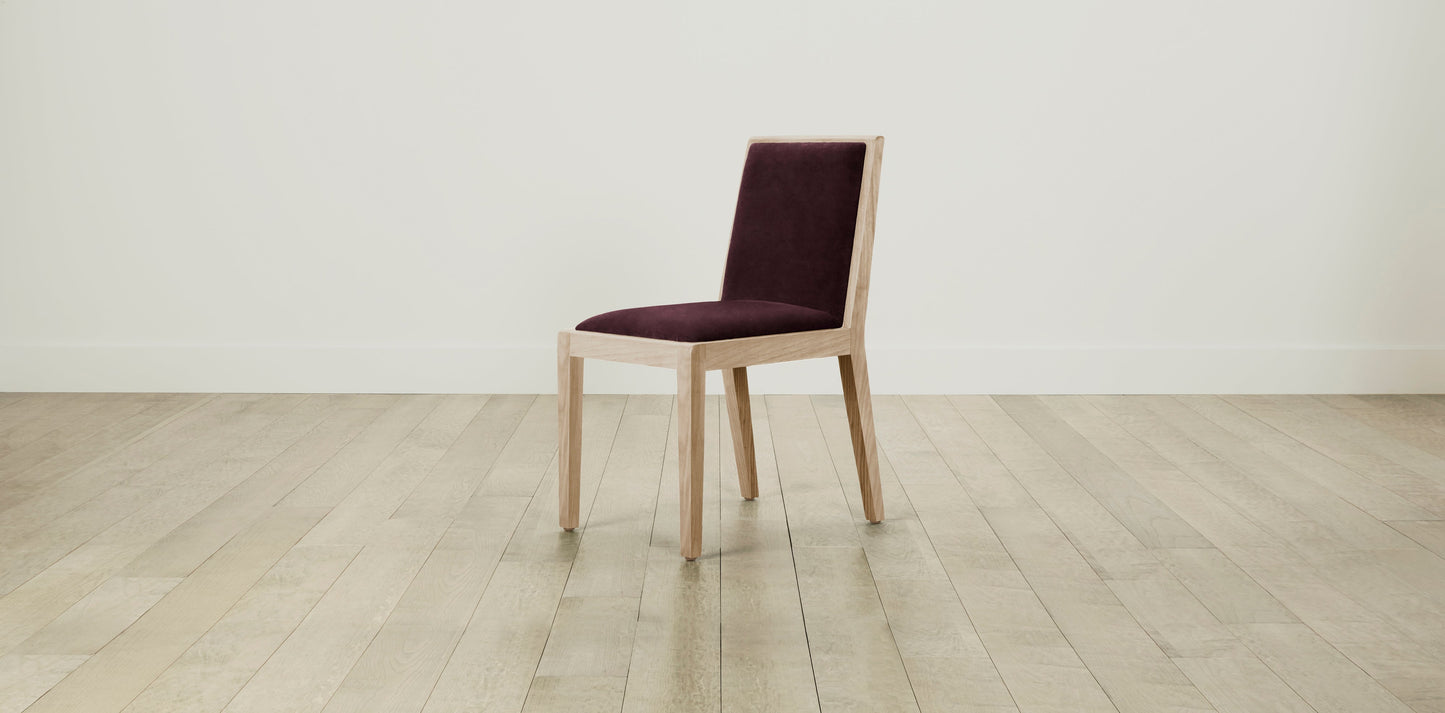 The Madison - Performance Velvet Merlot Dining Chair