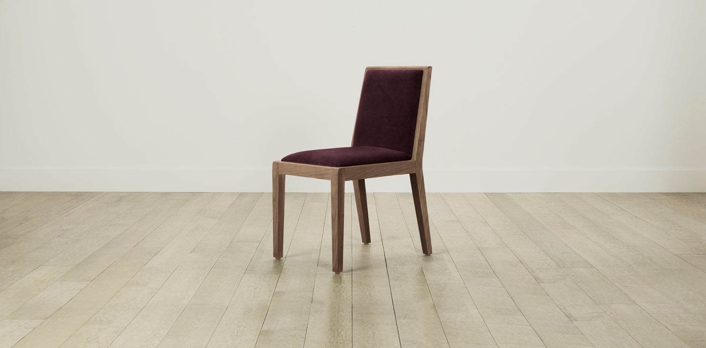 The Madison - Performance Velvet Merlot Dining Chair