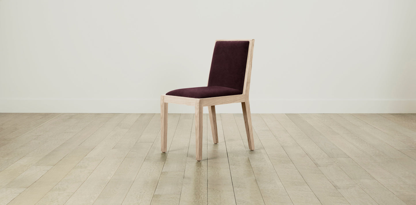 The Madison - Performance Velvet Merlot Dining Chair