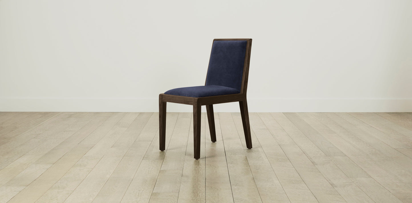 The Madison - Performance Velvet Midnight Dining Chair