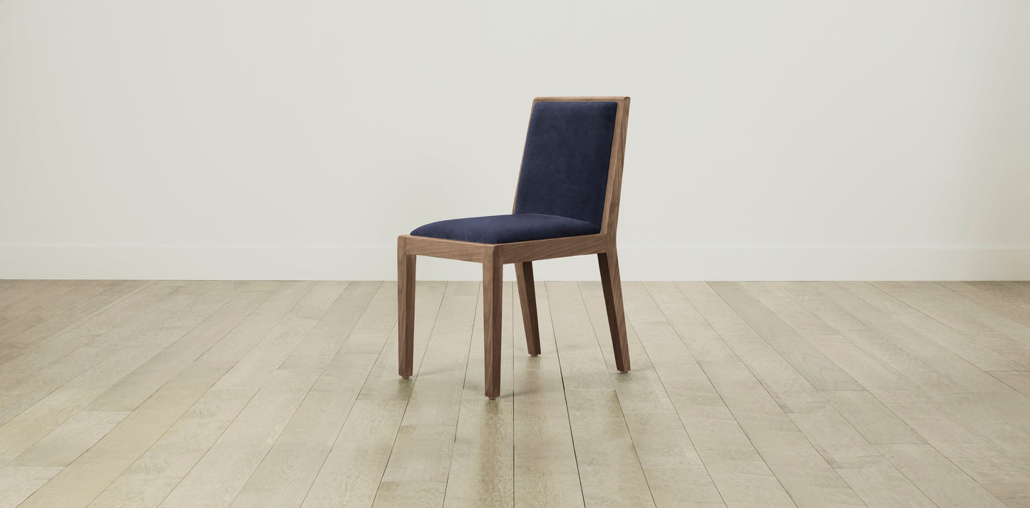 The Madison - Performance Velvet Midnight Dining Chair