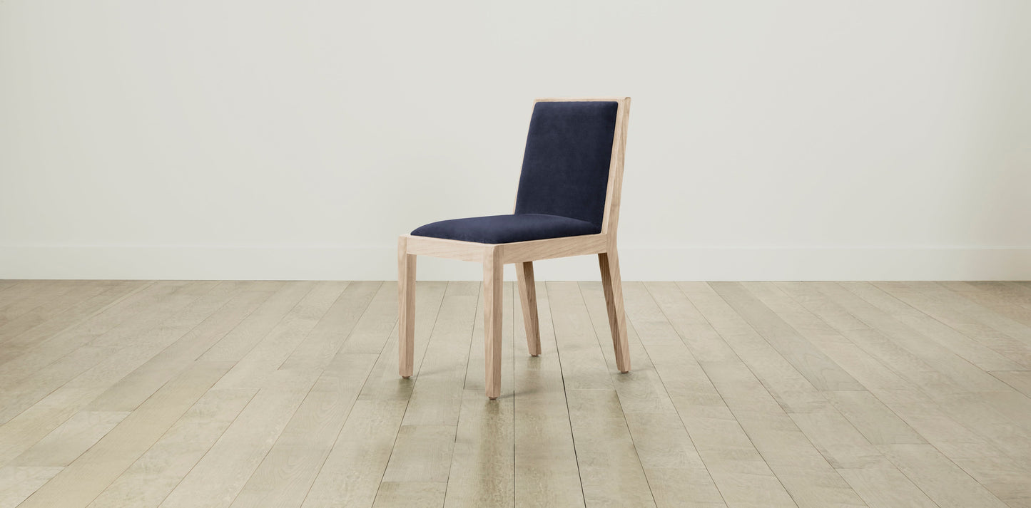The Madison - Performance Velvet Midnight Dining Chair