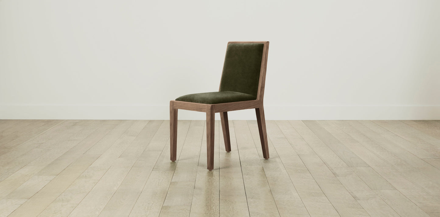 The Madison - Performance Velvet Olive Dining Chair