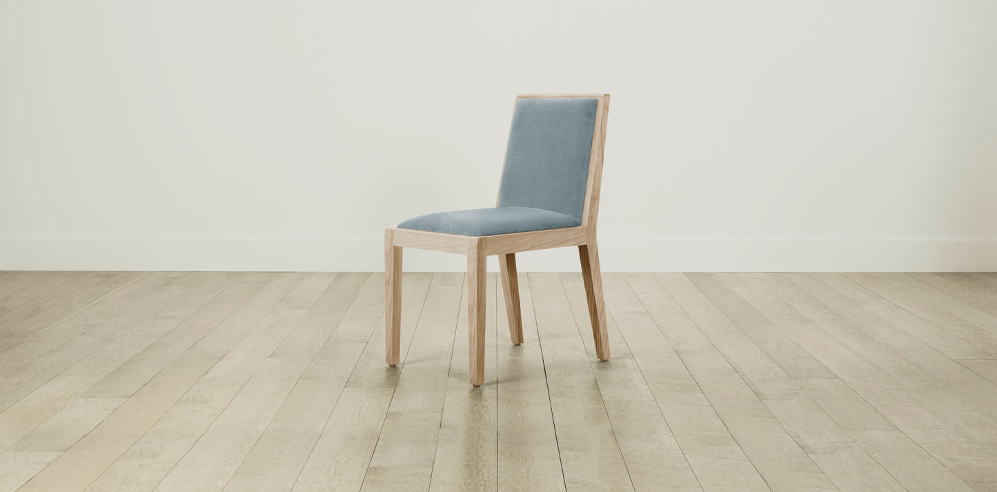 The Madison - Performance Velvet Sky Dining Chair