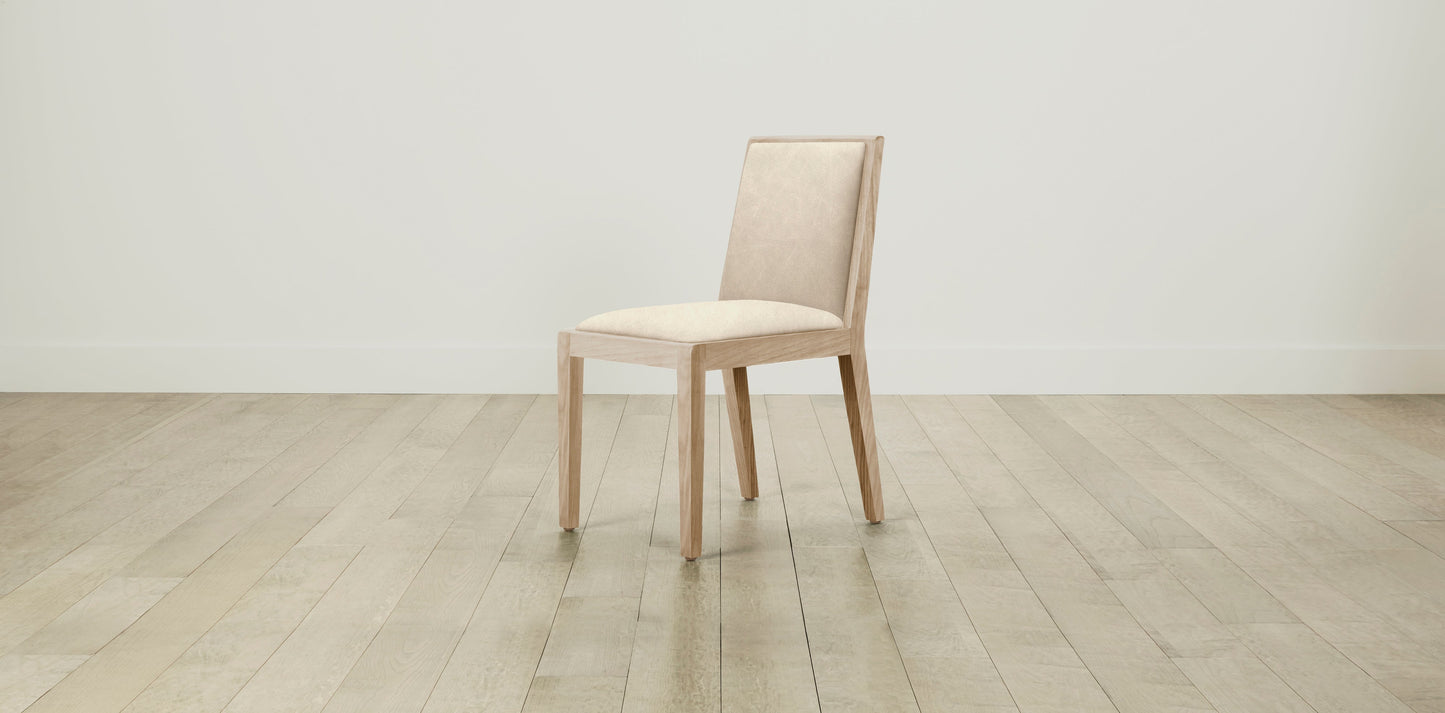 The Madison - Tuscan Leather Bisque Dining Chair