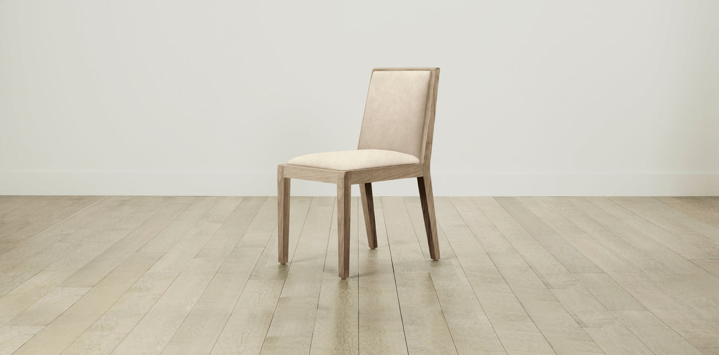 The Madison - Tuscan Leather Bisque Dining Chair