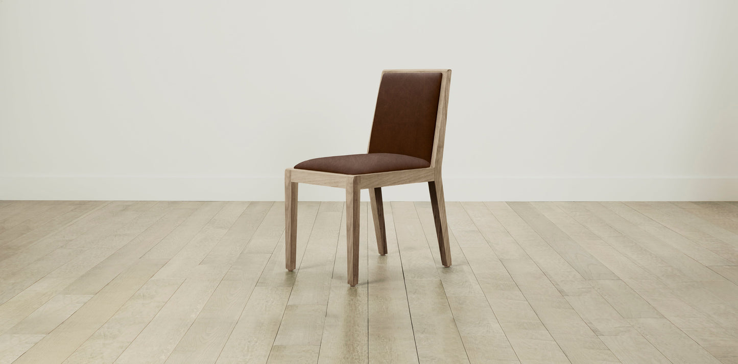 The Madison - Tuscan Leather Bourbon Dining Chair