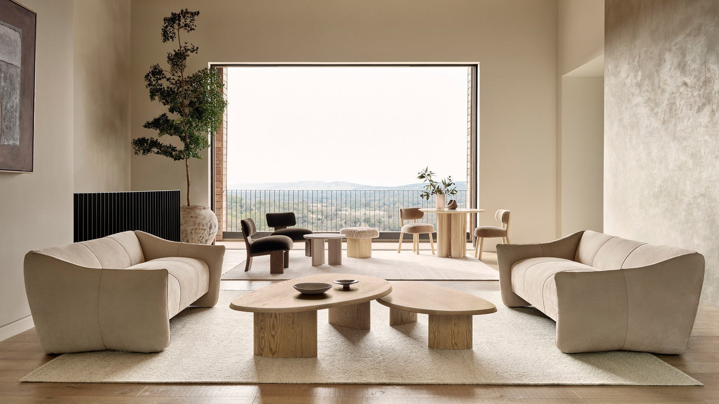 The Bond - Nubuck Leather Sail Settee