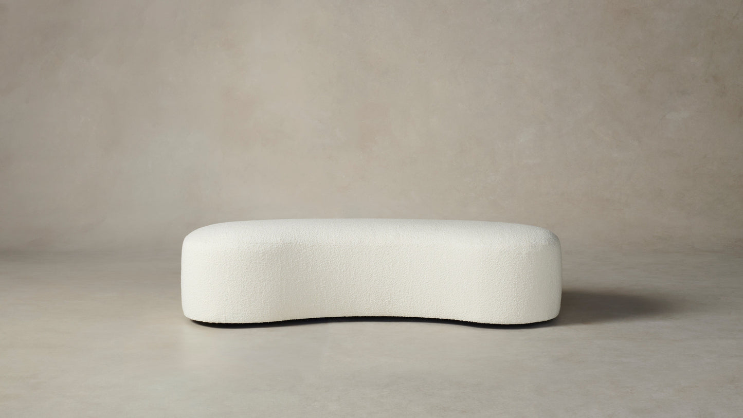 The Chelsea - Italian Bouclé White Daybed