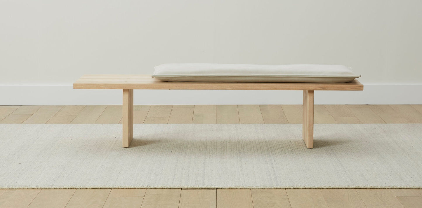 The Reyes - Nubuck Leather Sail Bench