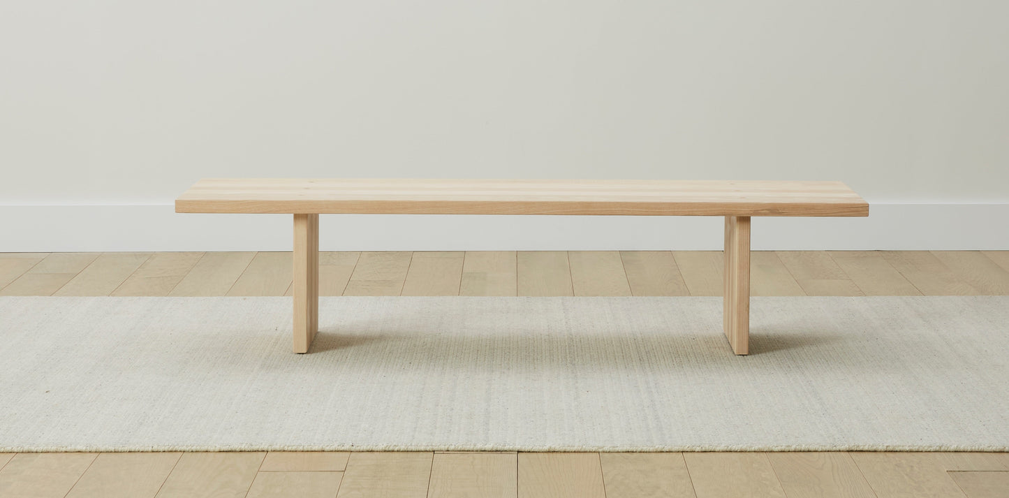 The Reyes - Nubuck Leather Sail Bench
