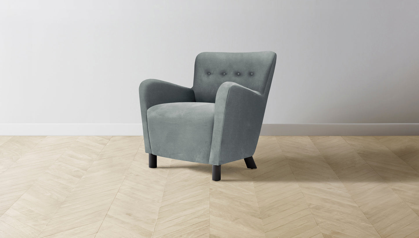 The Perry - Nubuck Leather Tide Chair