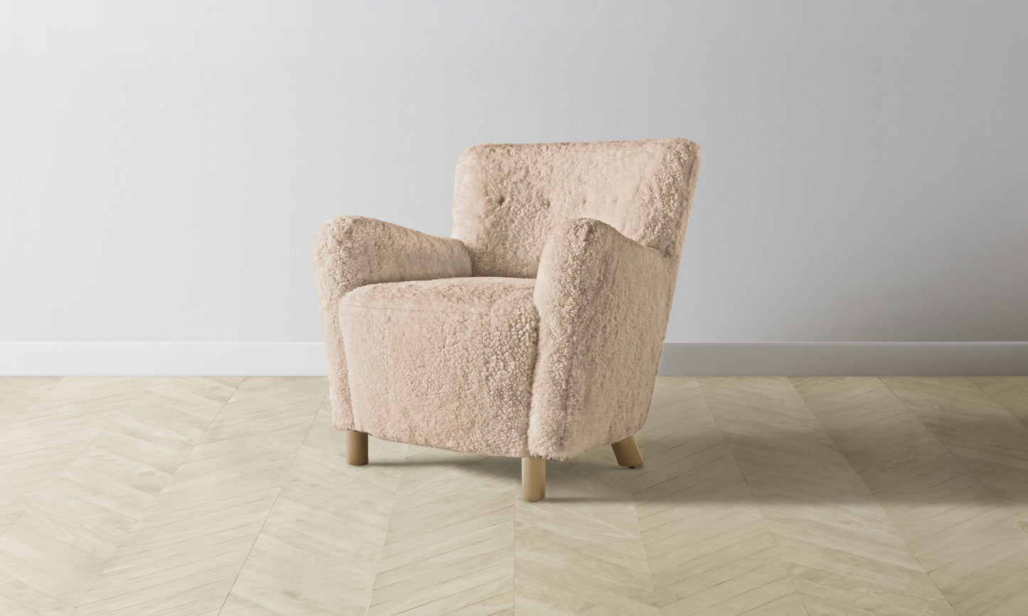 The Perry - Shearling Shea Chair