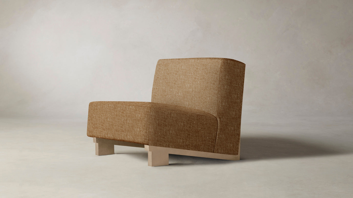 The Remsen - Belgian Linen Chai Chair