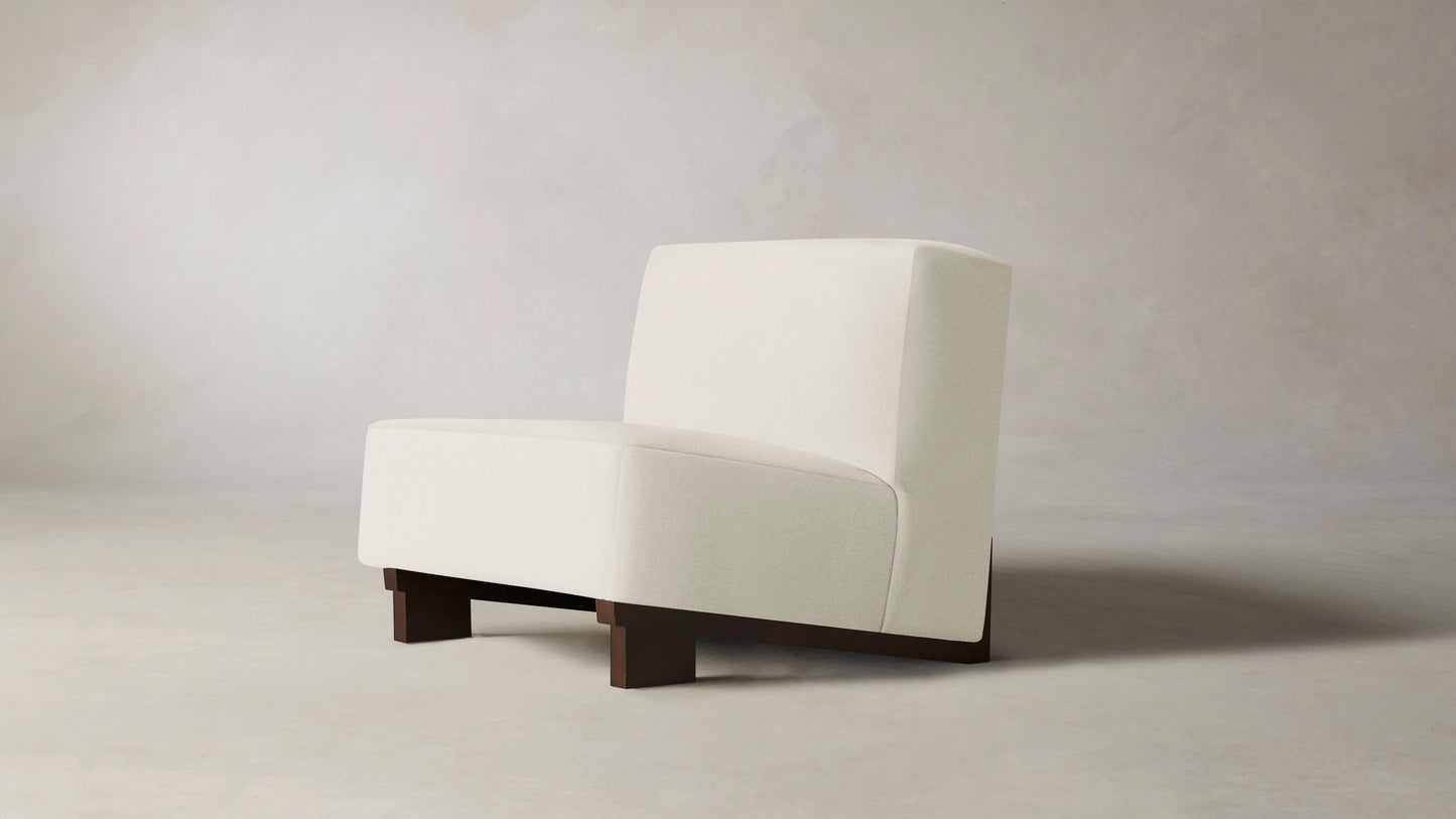 The Remsen - Pebbled Leather Swan Chair