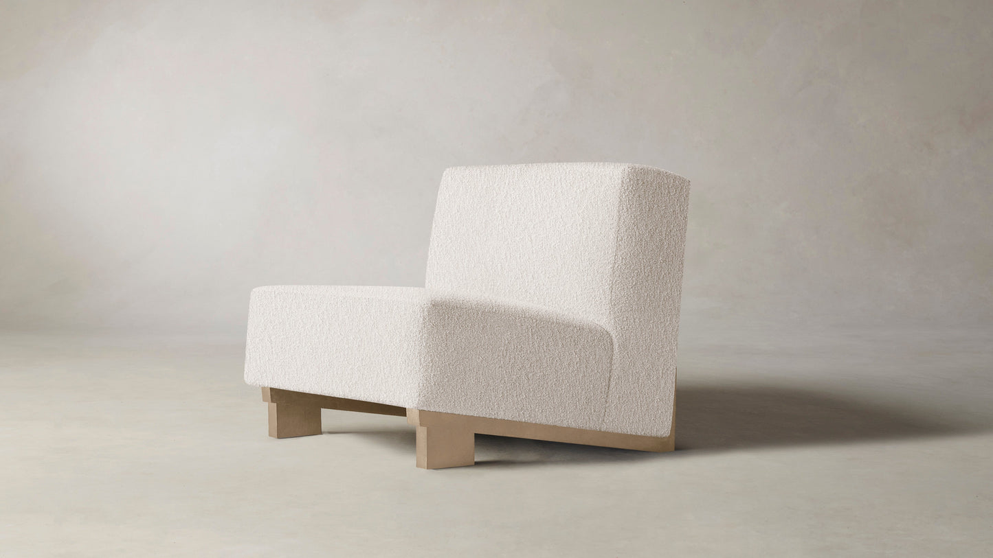 The Remsen - Performance Bouclé Polar Chair