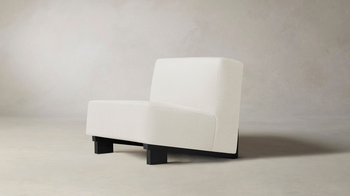 The Remsen - Performance Linen Oyster Chair