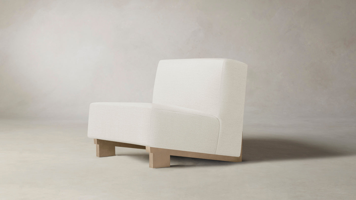 The Remsen - Performance Linen Oyster Chair
