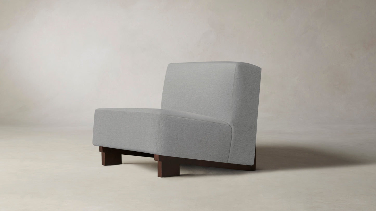 The Remsen - Performance Textured Linen Mineral Chair