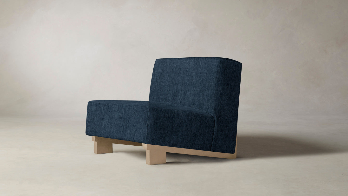 The Remsen - Performance Tweed Denim Chair